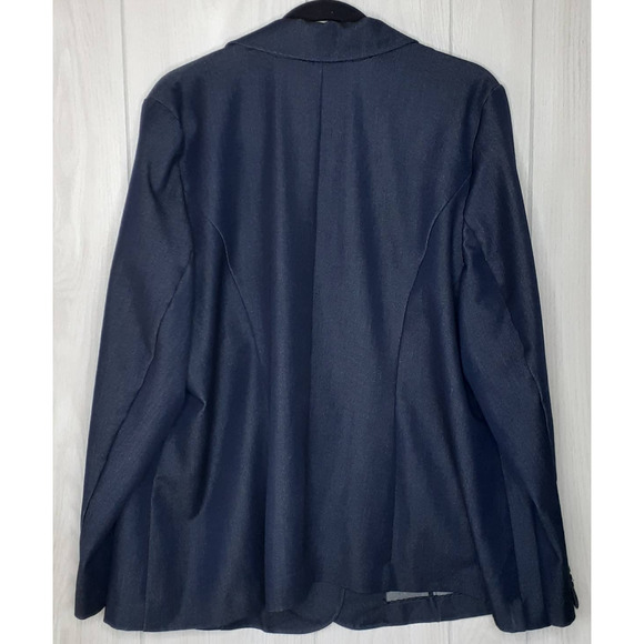 Ladies Lane Bryant Midnight Blue Blazer and Red Blouse Size 22 - Picture 10 of 15